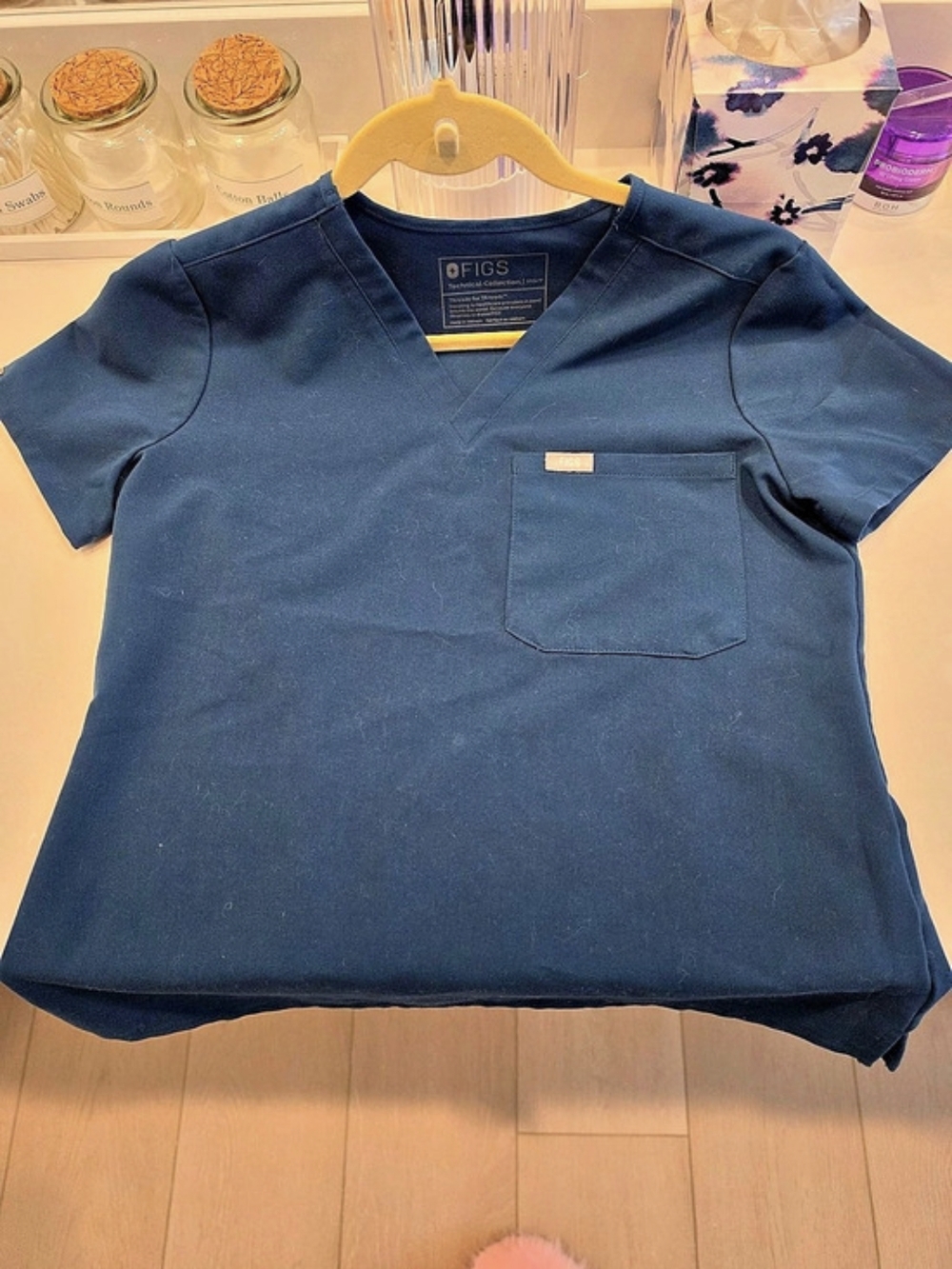FIGS Catarina One-Pocket Scrub Set Blue XXS/P